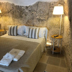 Camera elegante e raffinata di Cà Giò nel centro storico di Ostuni
