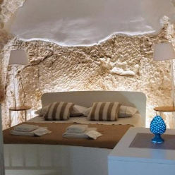 Camera elegante e raffinata di Cà Giò nel centro storico di Ostuni